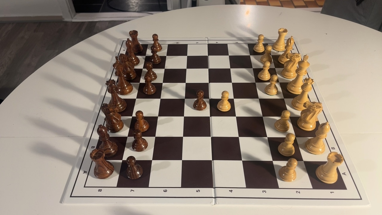 Standard wooden chess set