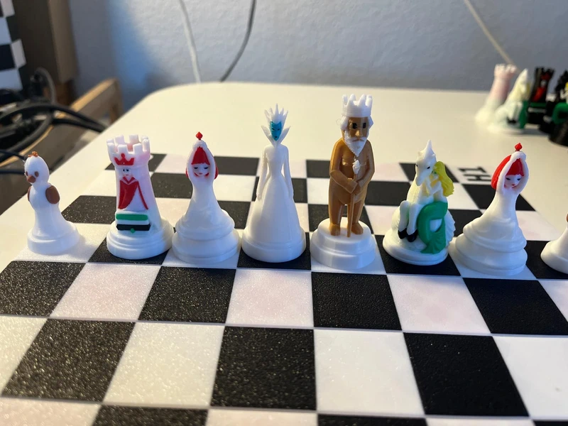 HC Andersen chess set