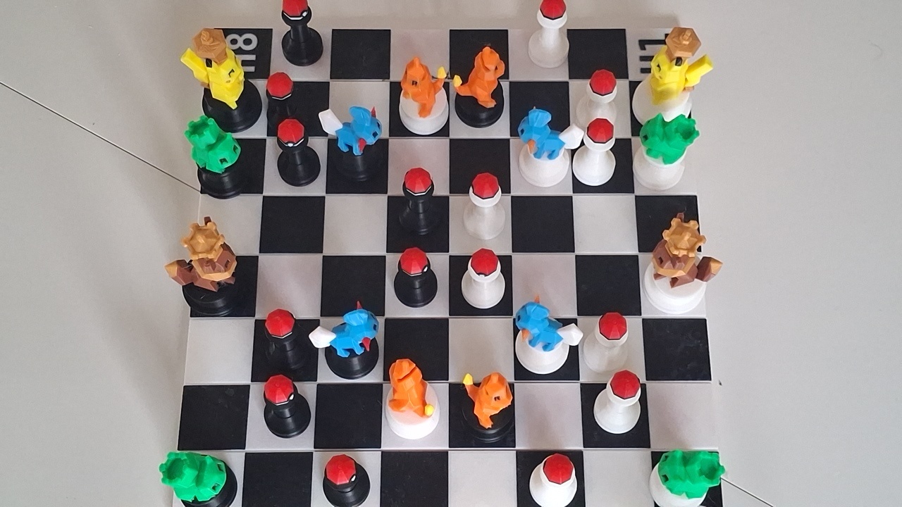 Pokemon chess set
